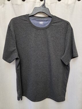 Lands' End Men's Dark Charcoal Crew Neck Tee XL